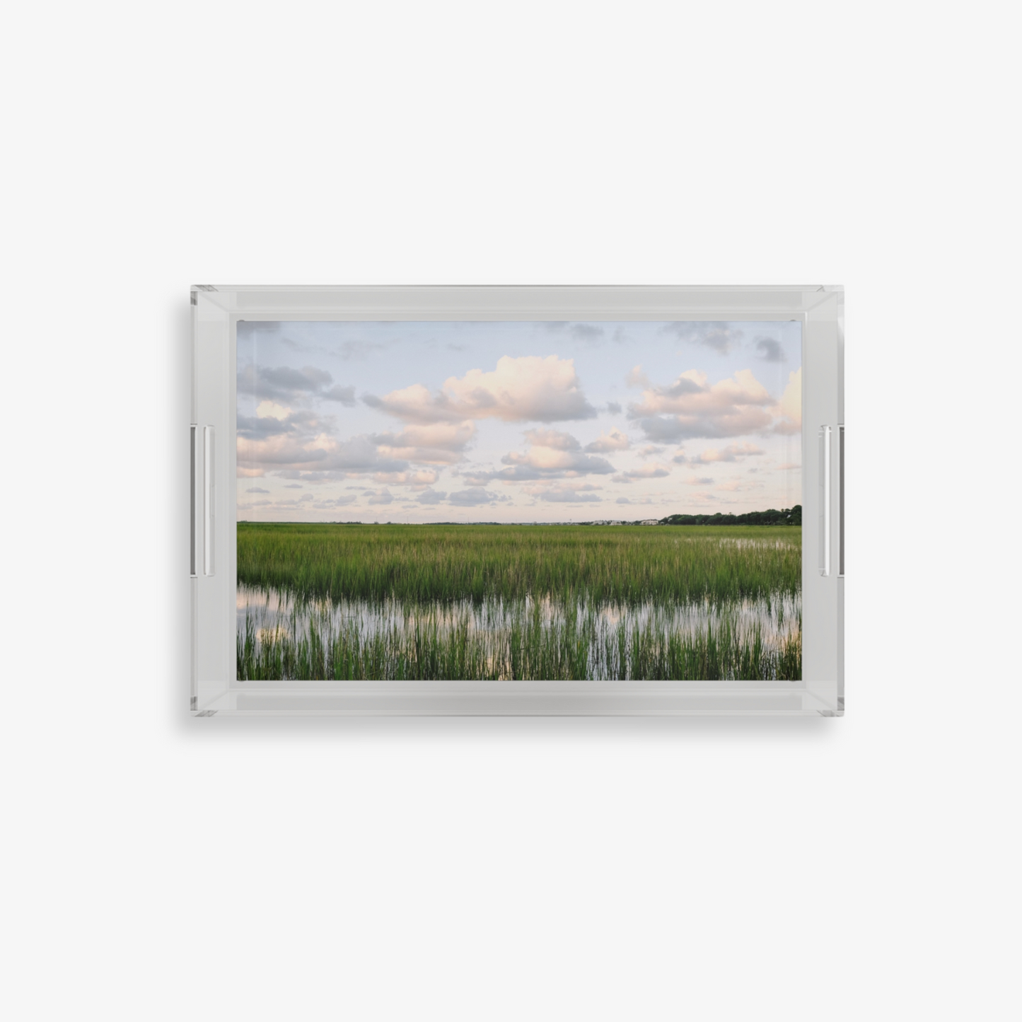 Sunset Marsh 1 Acrylic Serving Tray
