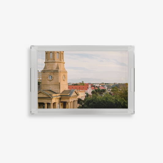 French Quarter Skyline Acrylic Serving Tray